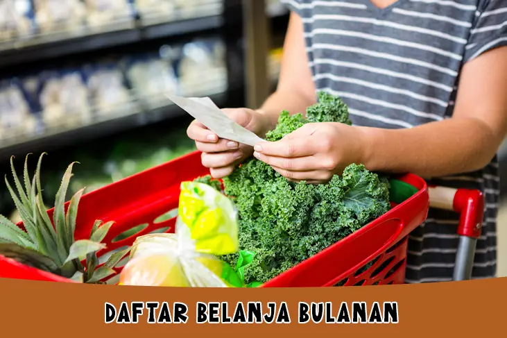 Daftar Belanja Bulanan Kebutuhan Dapur Ibu Rumah Tangga