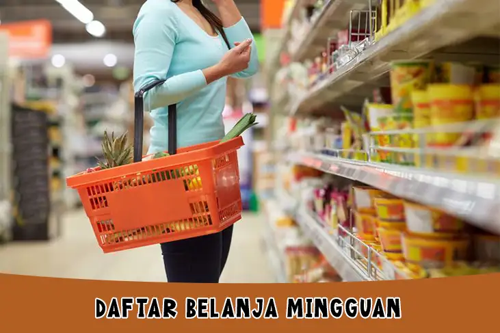 Daftar Belanja Mingguan