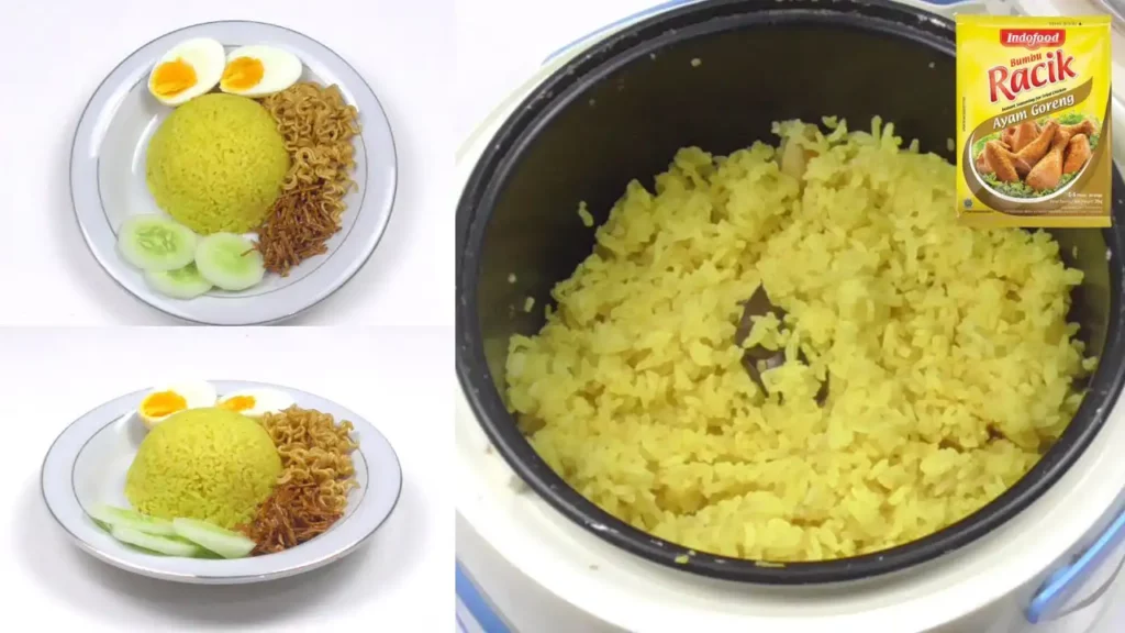 Nasi Kuning Rice Cooker