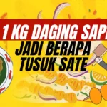 1 Kg Daging Sapi Jadi Berapa Tusuk Sate dan Resepnya