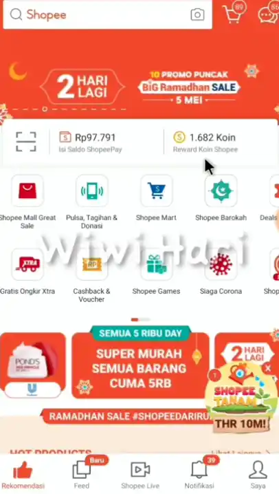 Masuk ke Shopee Games