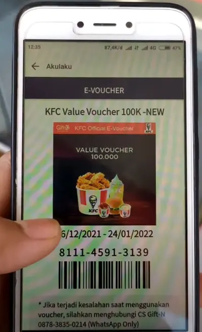 Cara Bayar KFC Pakai Akulaku