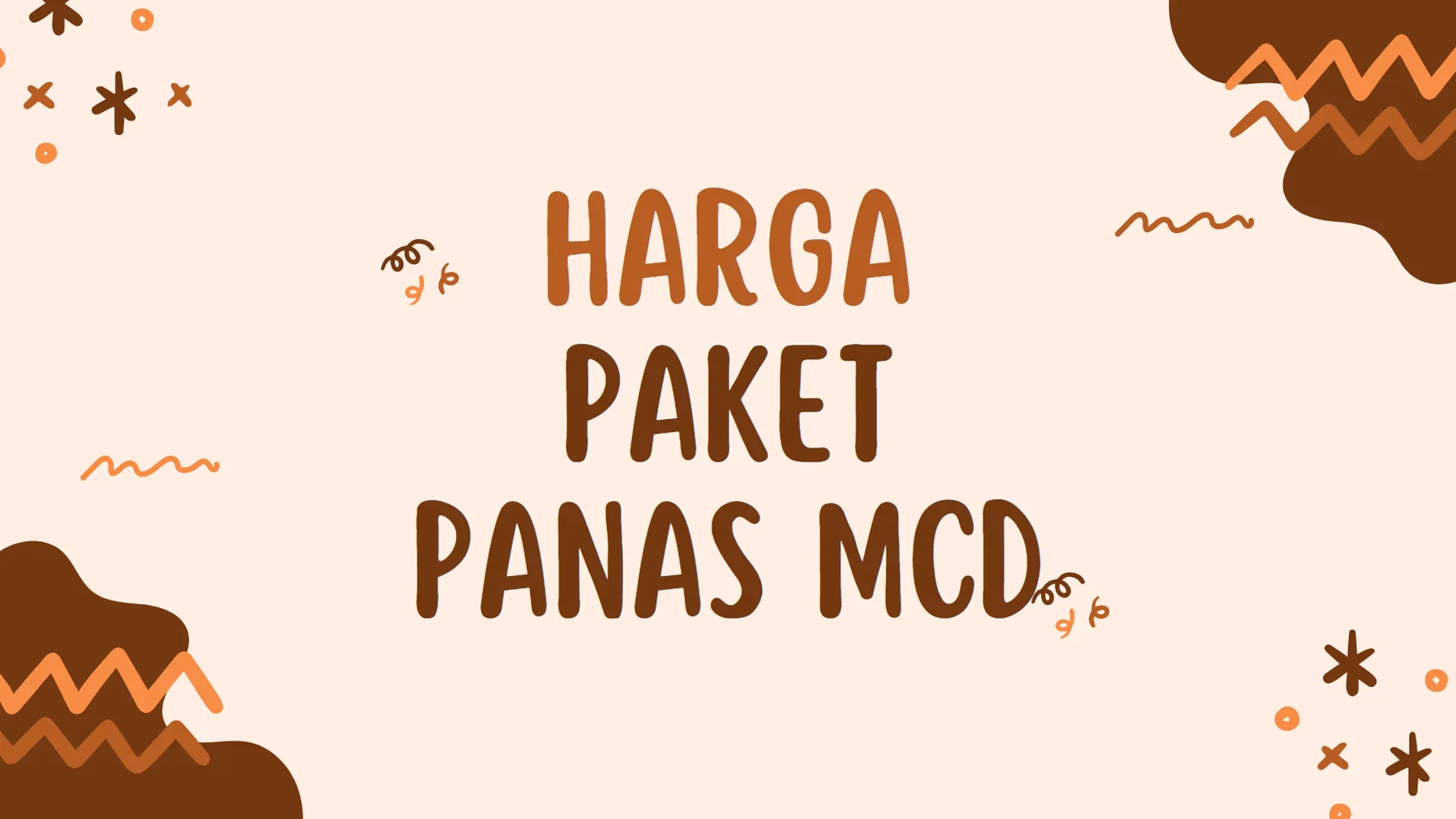 Harga Paket PaNas MCD Hari Ini