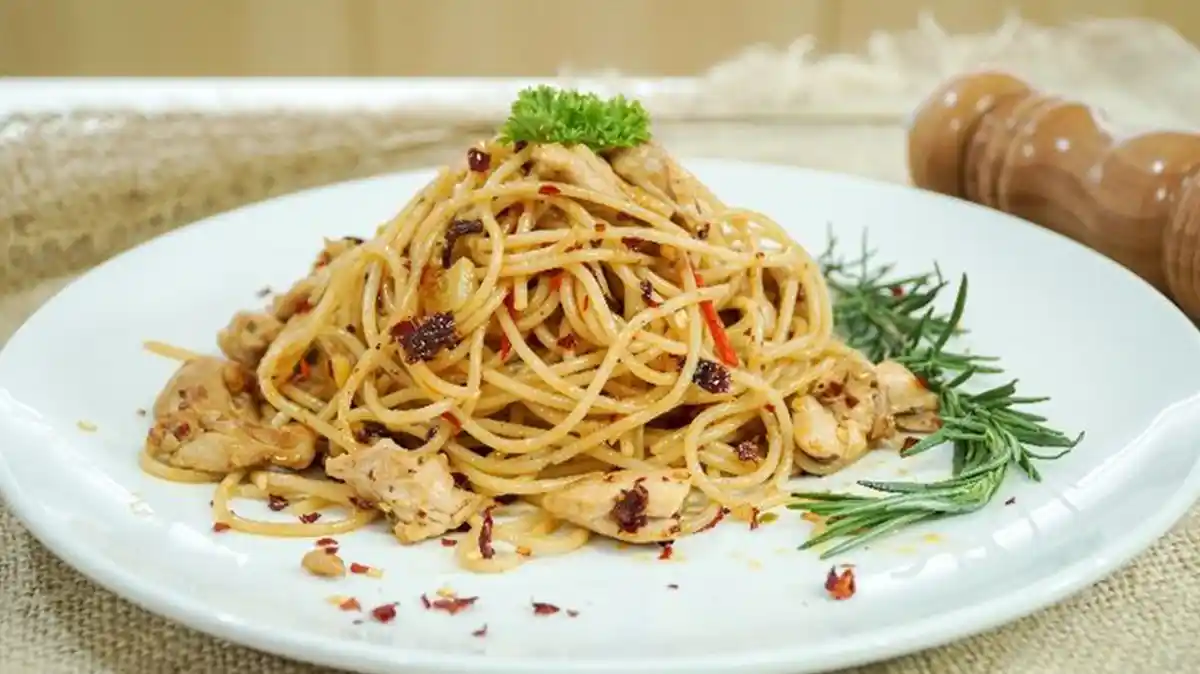 12. Pasta Aglio Olio