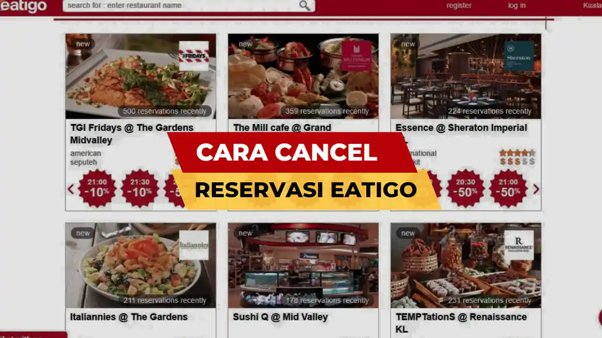 Cara Cancel Reservasi Eatigo